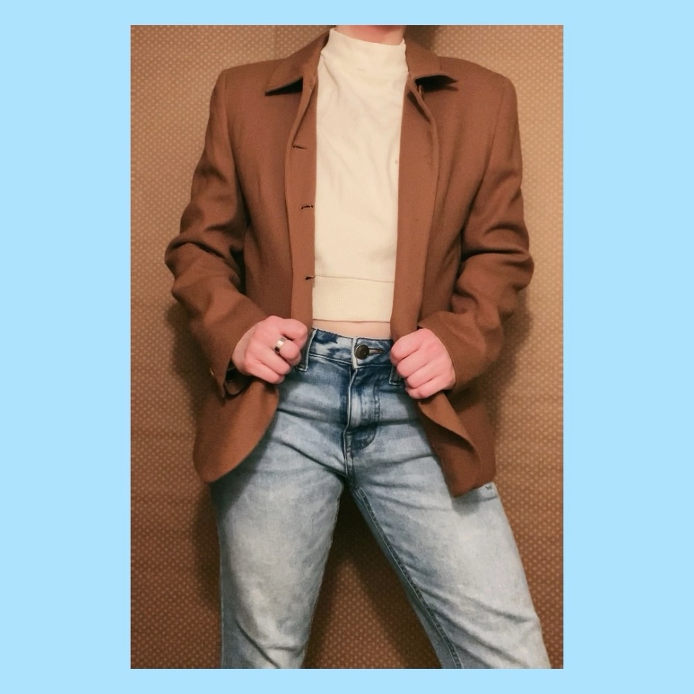 Vintage Worsted Wool Blazer